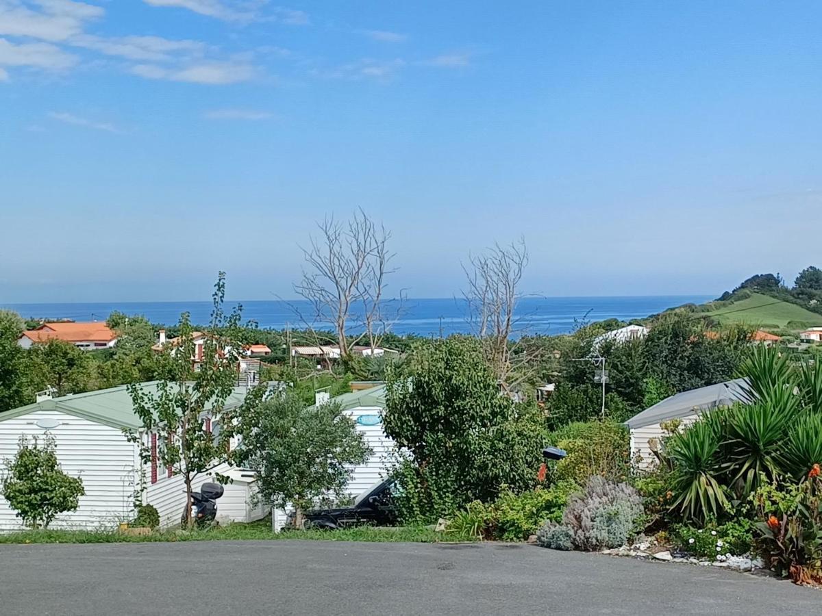 Mobil-Home Vue Ocean/400 M De La Plage A Saint Jean De Luz Bagian luar foto