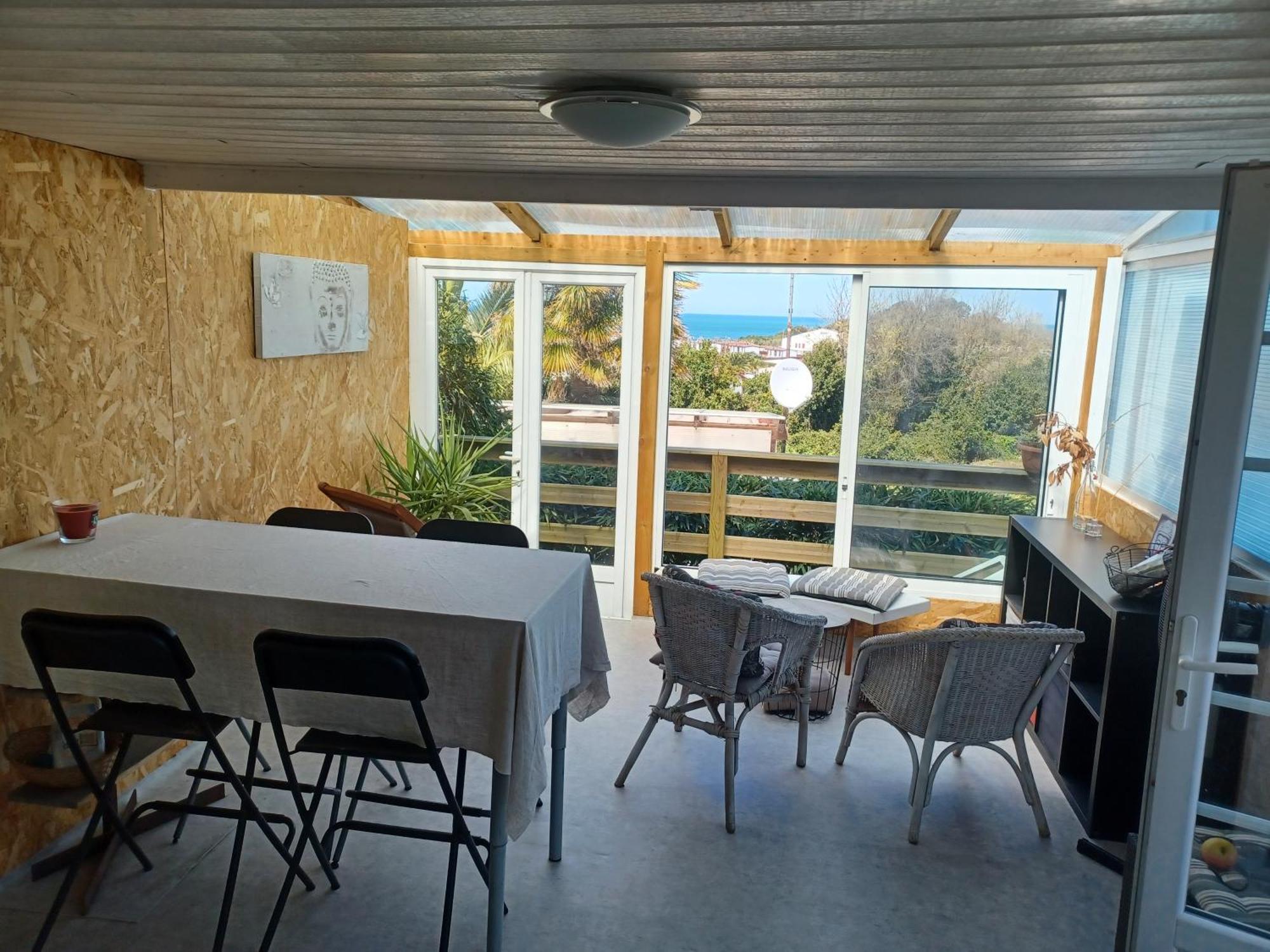 Mobil-Home Vue Ocean/400 M De La Plage A Saint Jean De Luz Bagian luar foto